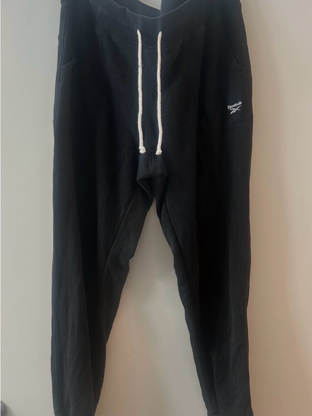 Reebok Black Jogger Sweatpants